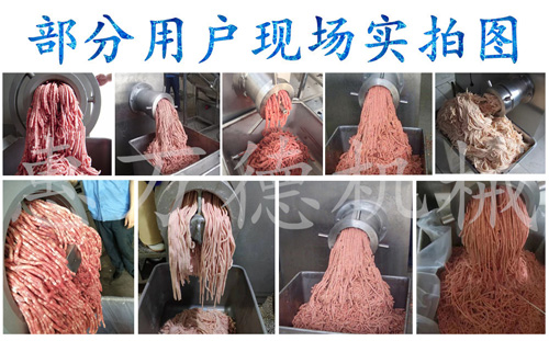 用戶現場絞肉圖